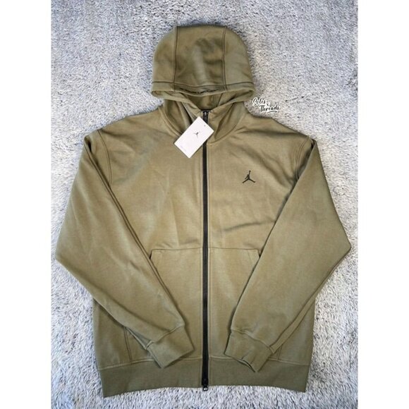 Air Jordan Dri-Fit Sport Hoop Fleece Zip Hoodie Size Medium Men